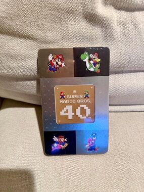 Nintendo Switch Super Mario Bros. 40th Anniversary Sealed Steelbook Game Case